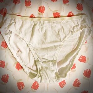 NWOT Just Be White Cotton Binkini Panties Sz 8